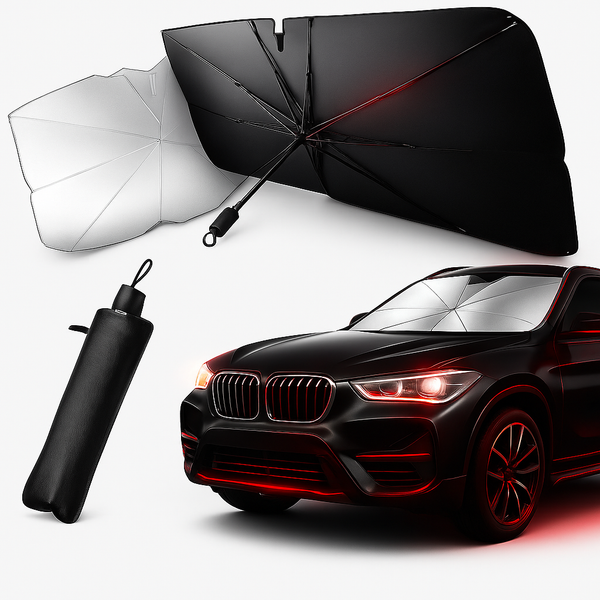 SunBloc – Foldable Car Sunshade, Thermal & UV Protection